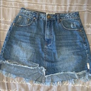 2020 Mini One Teaspoon high waisted Skirt w Slit